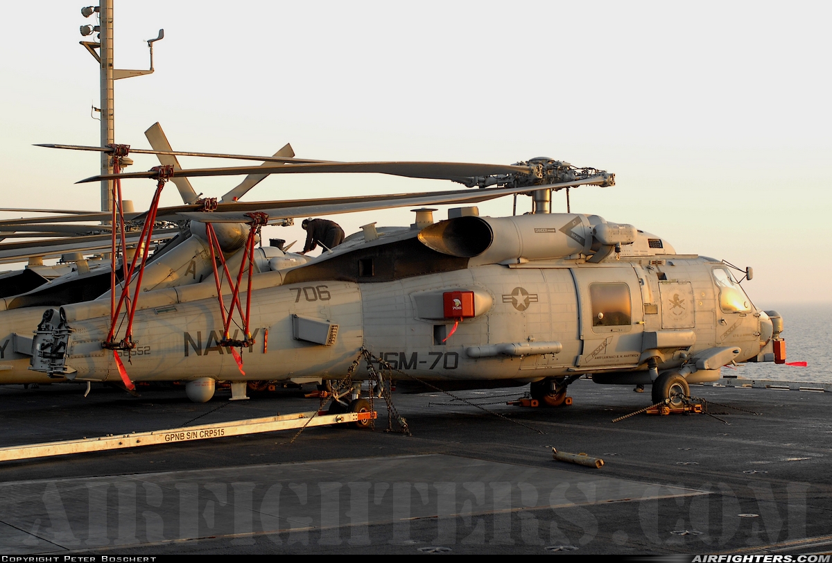 USA - Navy Sikorsky MH-60R Strikehawk (S-70B) 166552 at Off-Airport - Persian Gulf, International Airspace