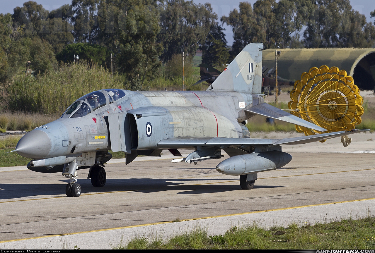 Greece - Air Force McDonnell Douglas F-4E AUP Phantom II 01507 at Andravida (Pyrgos -) (PYR / LGAD), Greece