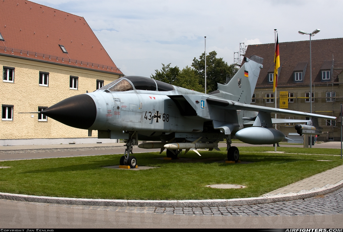 Germany - Navy Panavia Tornado IDS 43+68 at Lechfeld (ETSL), Germany