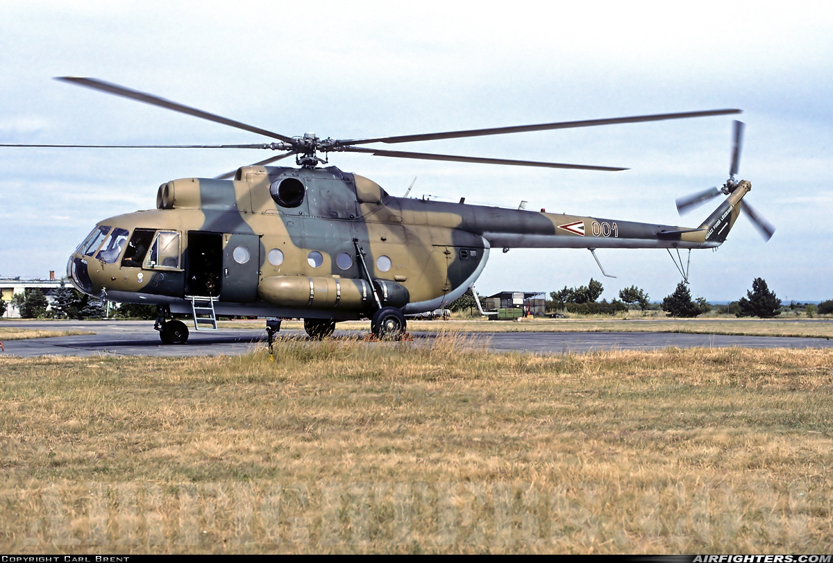 Hungary - Air Force Mil Mi-9 001 at Szolnok (LHSN), Hungary