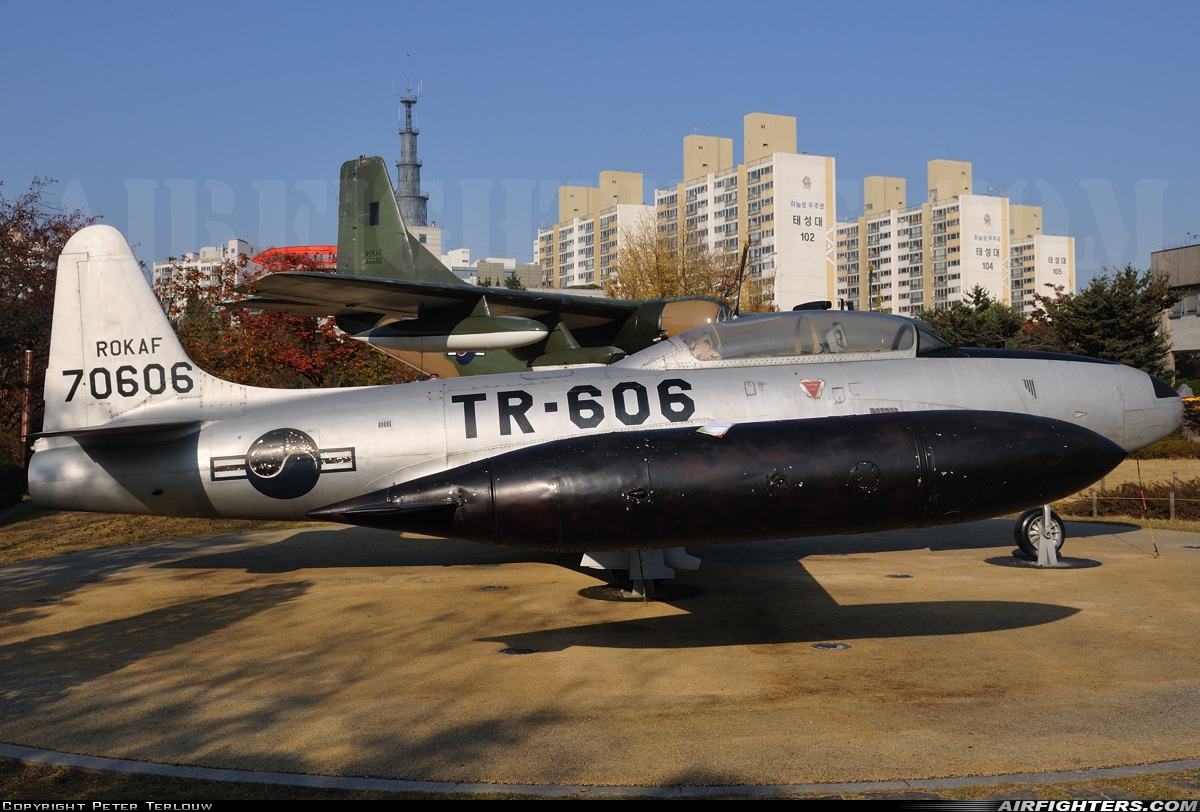 South Korea - Air Force Lockheed T-33A Shooting Star 70606 at Off-Airport - Seoul, South Korea