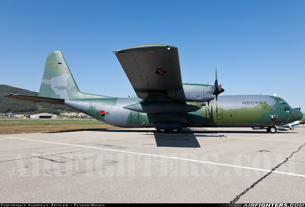 South Korea - Air Force Lockheed C-130H-30 Hercules (L-382) 55-036 at Seoul - Sinchonri (K-16) (SSN / RKSM), South Korea