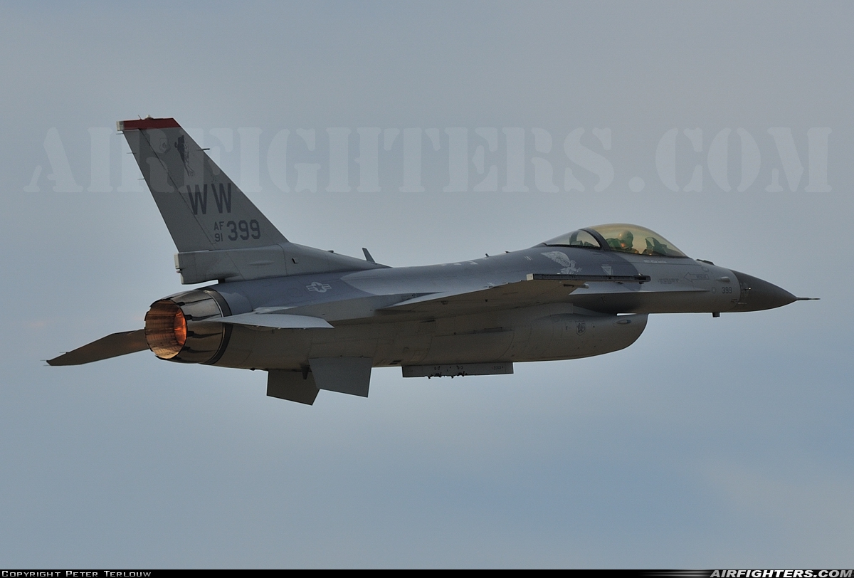 USA - Air Force General Dynamics F-16C Fighting Falcon 91-0399 at Seoul - Sinchonri (K-16) (SSN / RKSM), South Korea