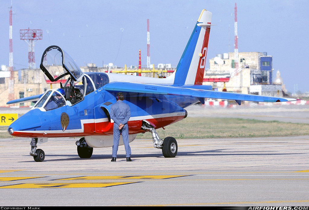France - Air Force Dassault/Dornier Alpha Jet E E95 at Luqa - Malta International (MLA / LMML), Malta