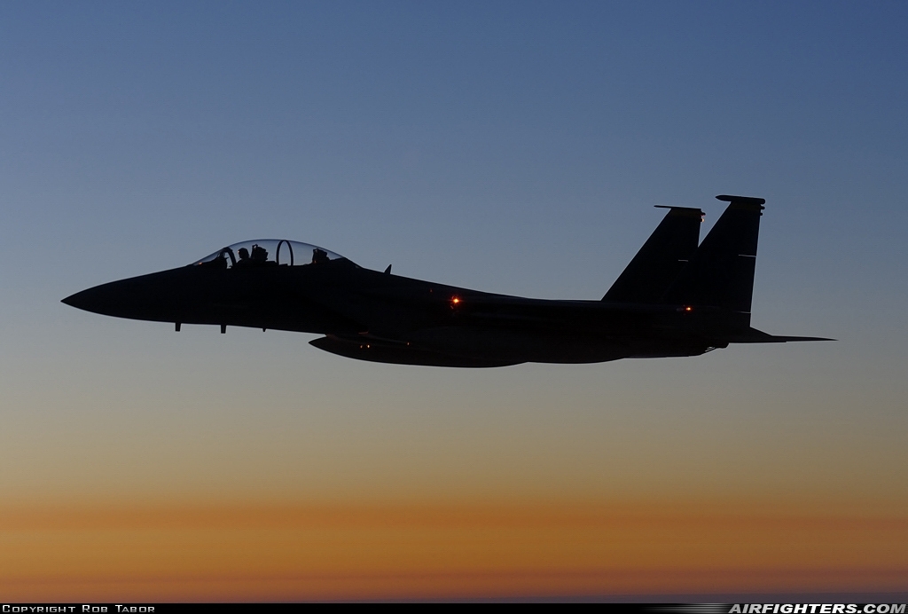 USA - Air Force McDonnell Douglas F-15D Eagle 85-0130 at Pacific Ocean, International Airspace