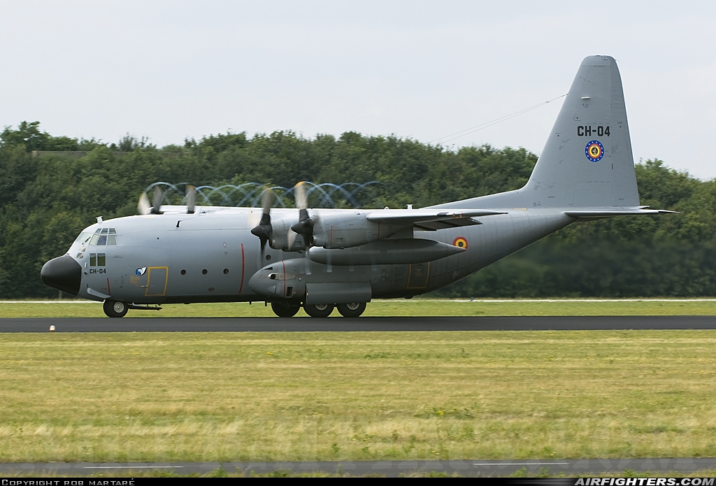 Belgium - Air Force Lockheed C-130H Hercules (L-382) CH-04 at Eindhoven (- Welschap) (EIN / EHEH), Netherlands