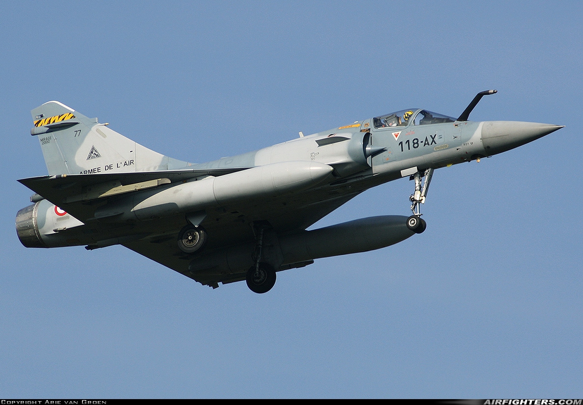 France - Air Force Dassault Mirage 2000-5F 77 at Kleine Brogel (EBBL), Belgium