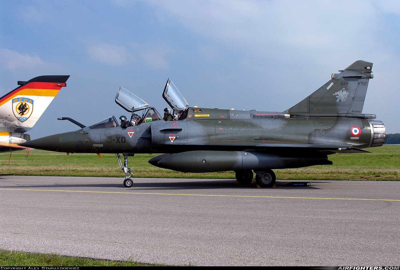 France - Air Force Dassault Mirage 2000D 629 at Lechfeld (ETSL), Germany