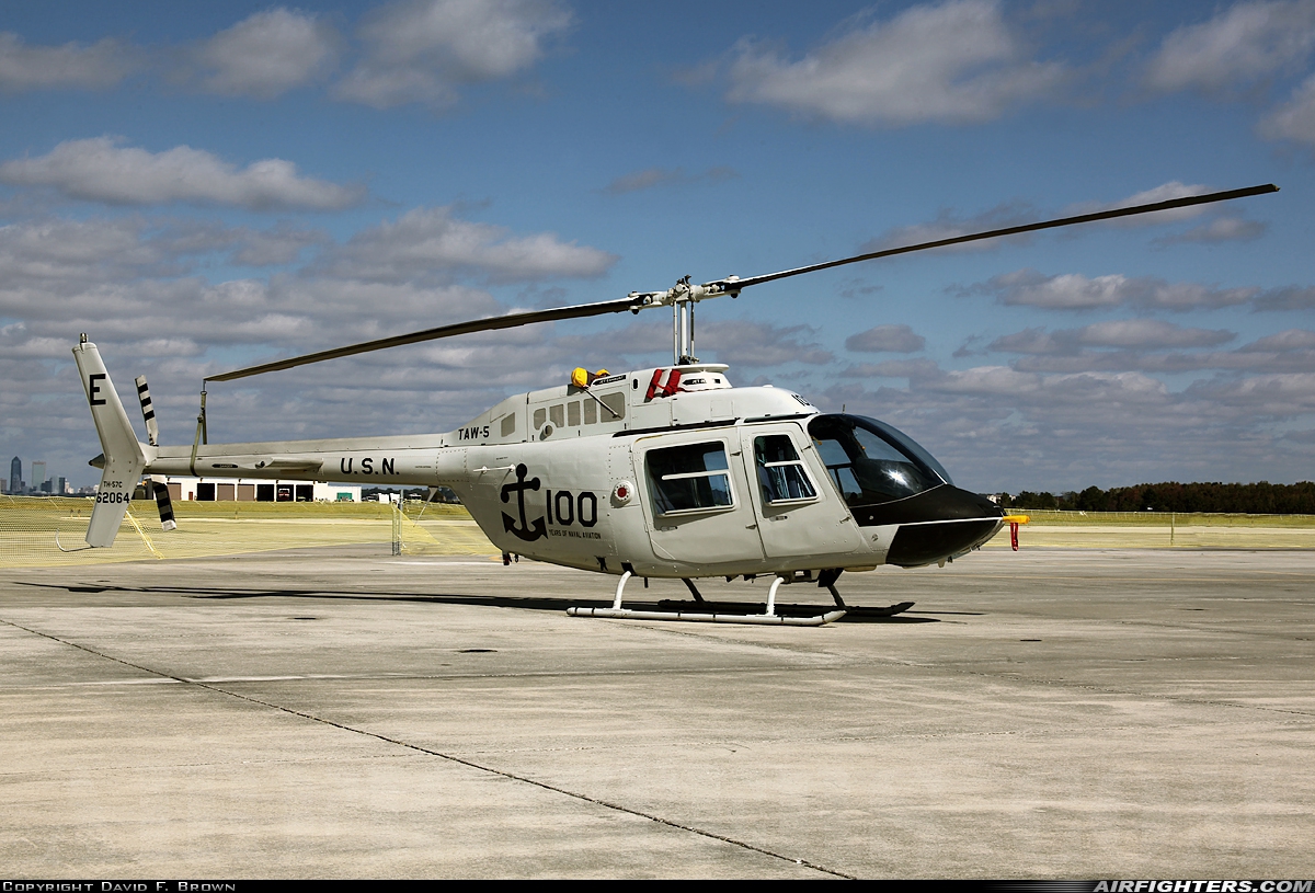 USA - Navy Bell TH-57C SeaRanger (206B-3) 162064 at Jacksonville - NAS Towers Field (NIP / KNIP), USA
