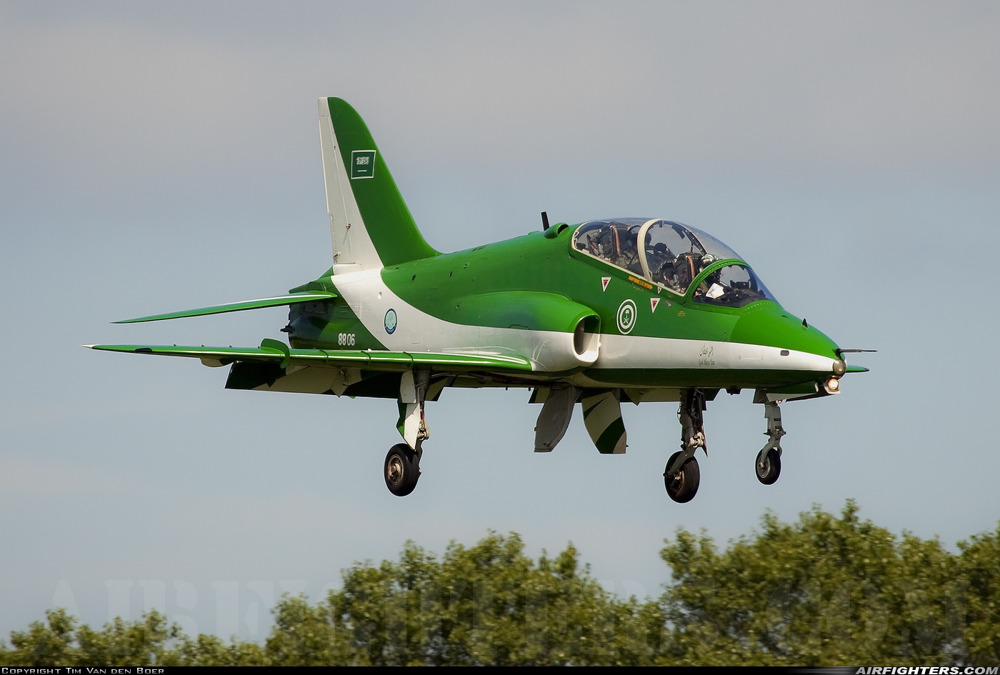 Saudi Arabia - Air Force British Aerospace Hawk Mk.65 8806 at Koksijde (EBFN), Belgium