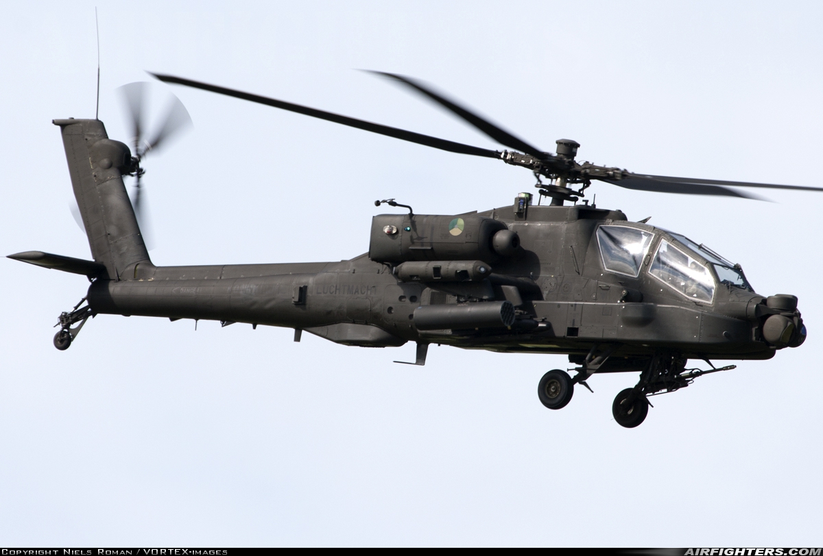 Netherlands - Air Force Boeing AH-64DN Apache Longbow Q-13 at Leeuwarden (LWR / EHLW), Netherlands