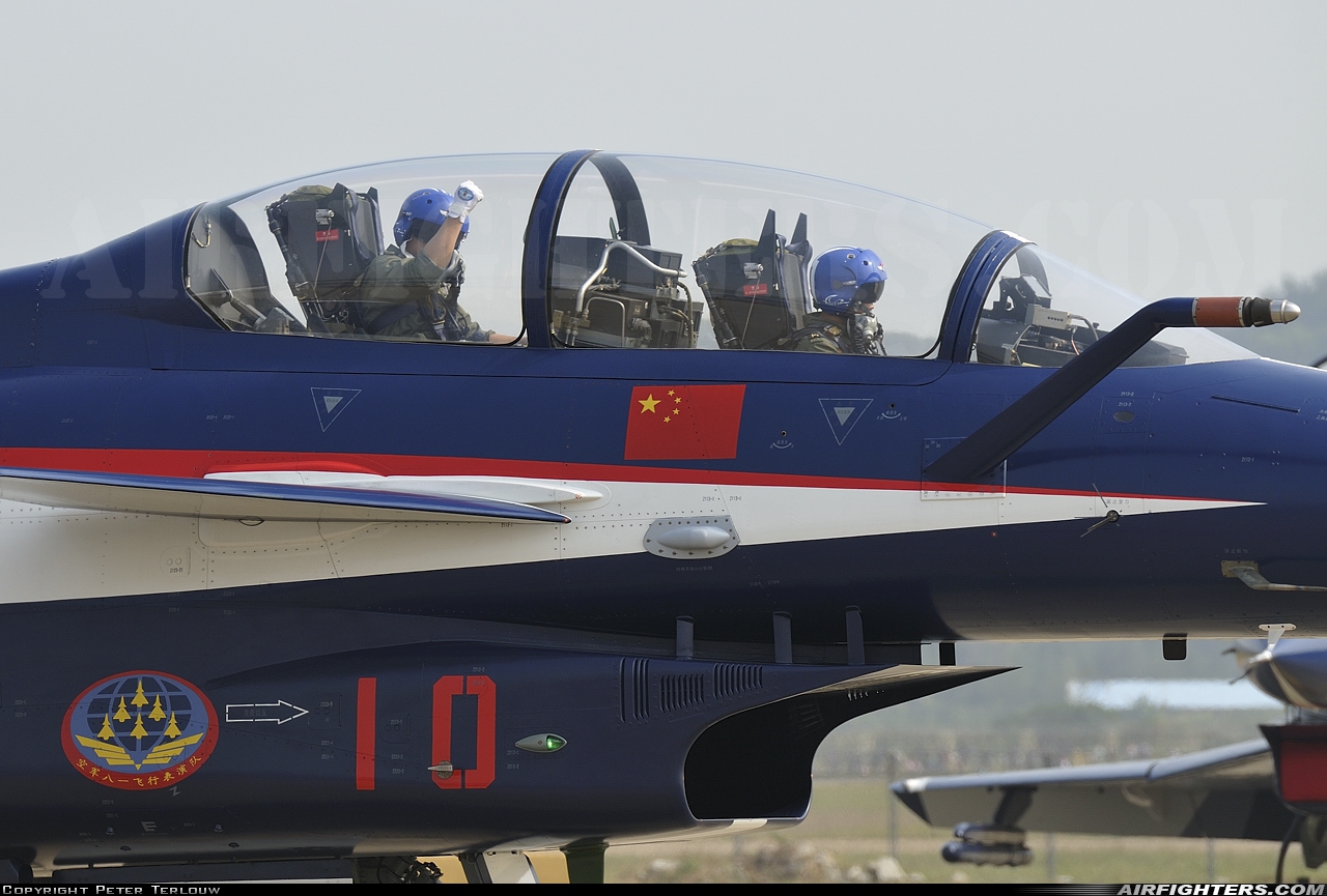 China - Air Force Chengdu J-10S 10 at Zhuhai - Sanzao (ZUH / ZGSD), China