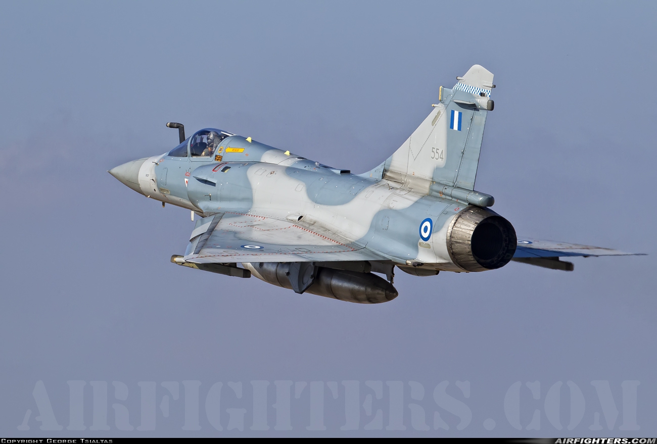 Greece - Air Force Dassault Mirage 2000-5EG 554 at Tanagra (LGTG), Greece