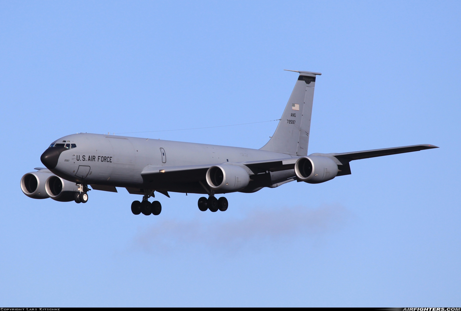 USA - Air Force Boeing KC-135R Stratotanker (717-100) 57-2597 at Ramstein (- Landstuhl) (RMS / ETAR), Germany