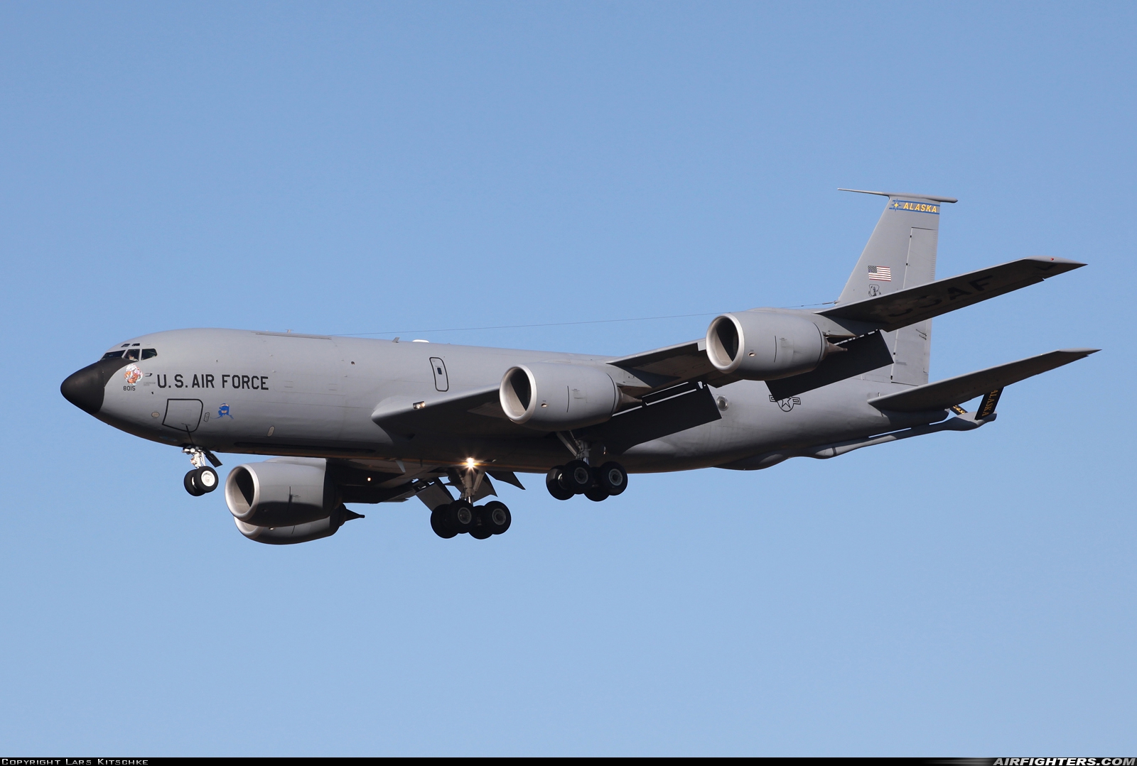 USA - Air Force Boeing KC-135R Stratotanker (717-148) 63-8015 at Ramstein (- Landstuhl) (RMS / ETAR), Germany
