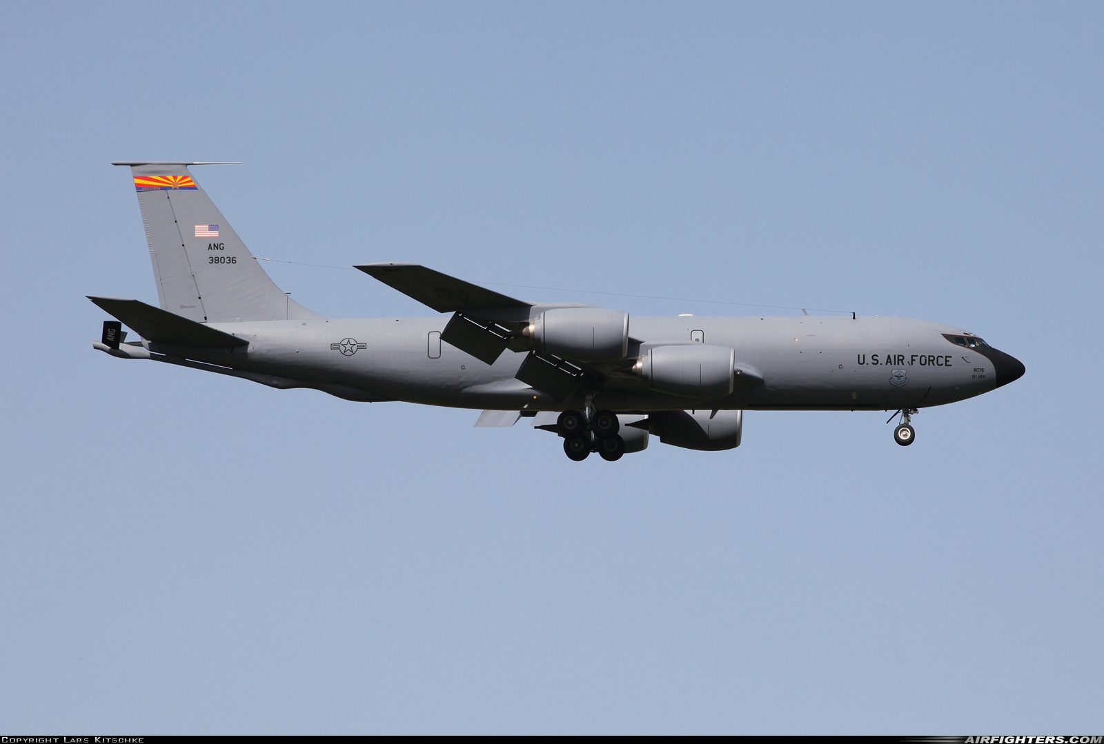 USA - Air Force Boeing KC-135R Stratotanker (717-148) 63-8036 at Ramstein (- Landstuhl) (RMS / ETAR), Germany