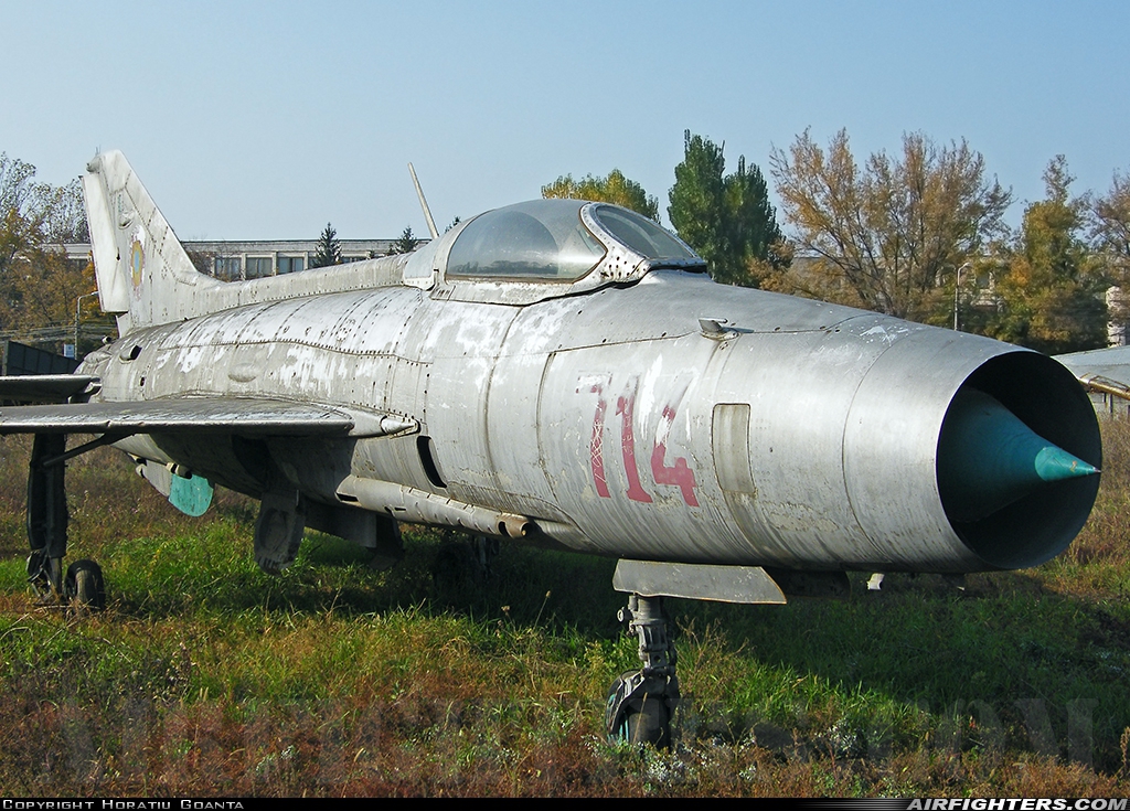 Romania - Air Force Mikoyan-Gurevich MiG-21F-13 714 at Off-Airport - Bucharest, Romania