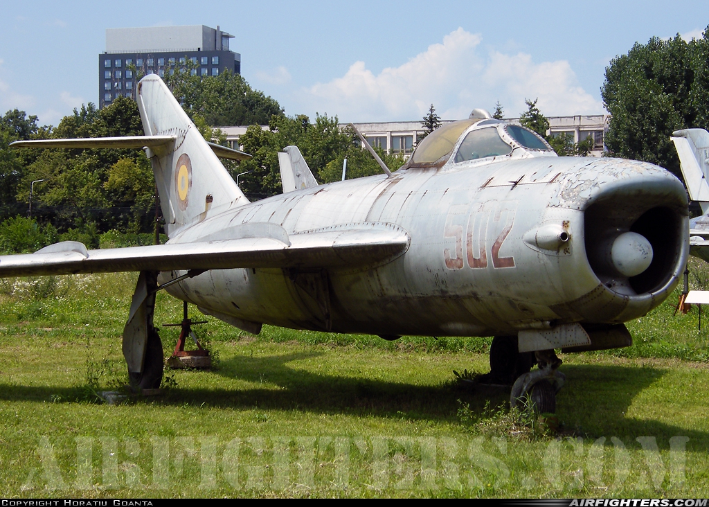 Romania - Air Force Mikoyan-Gurevich MiG-17PF 502 at Off-Airport - Bucharest, Romania