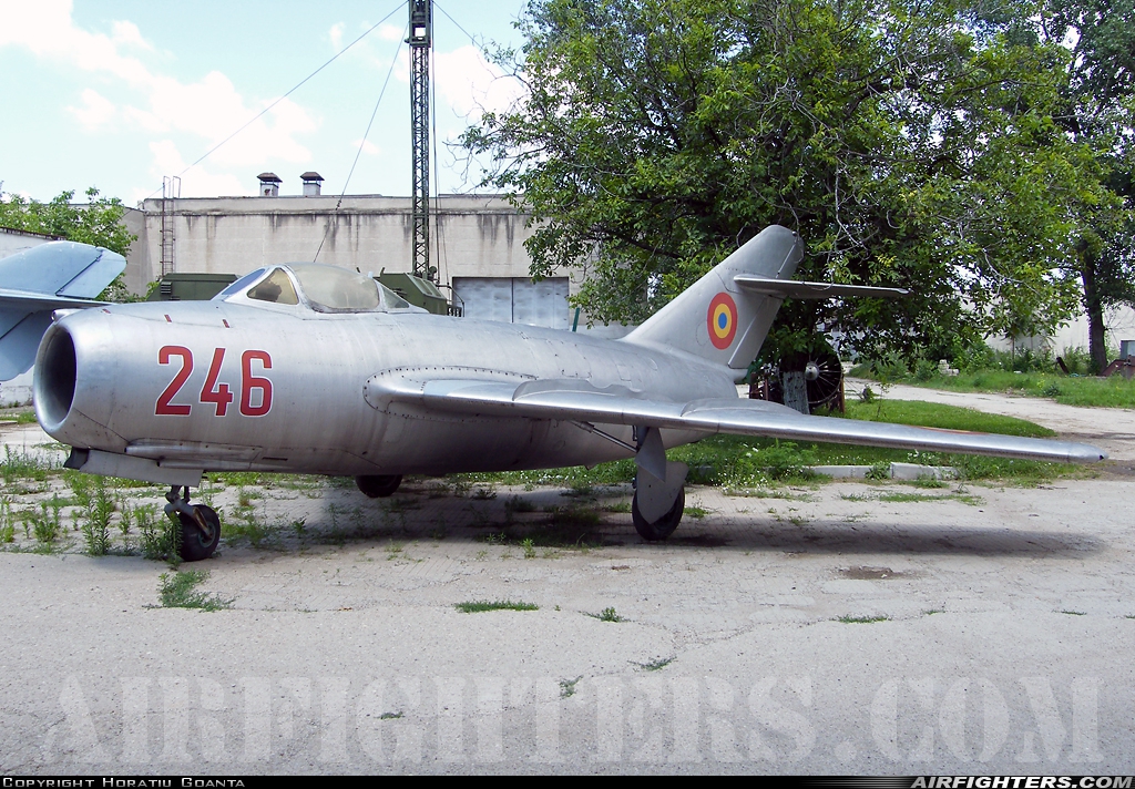 Romania - Air Force Mikoyan-Gurevich MiG-15bis 246 at Off-Airport - Bucharest, Romania
