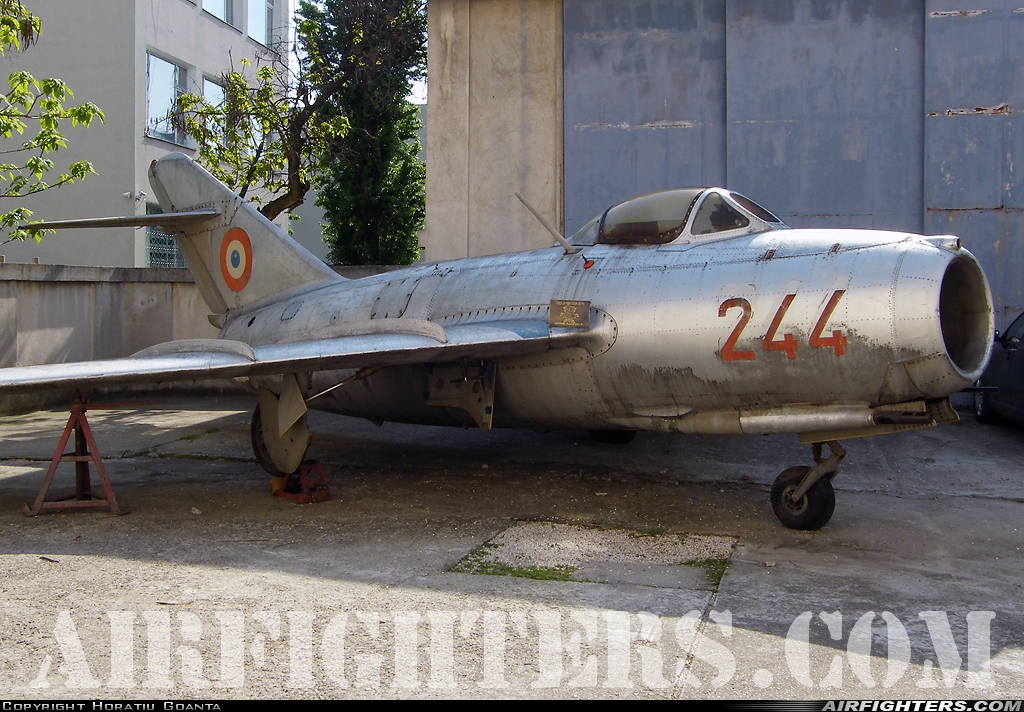 Romania - Air Force Mikoyan-Gurevich MiG-15bis 244 at Off-Airport - Bucharest, Romania