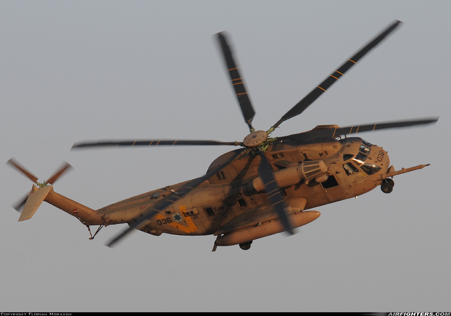 Israel - Air Force Sikorsky CH-53A Yas'ur 2000 (S-65C) 036 at Beersheba - Hatzerim (LLHB), Israel