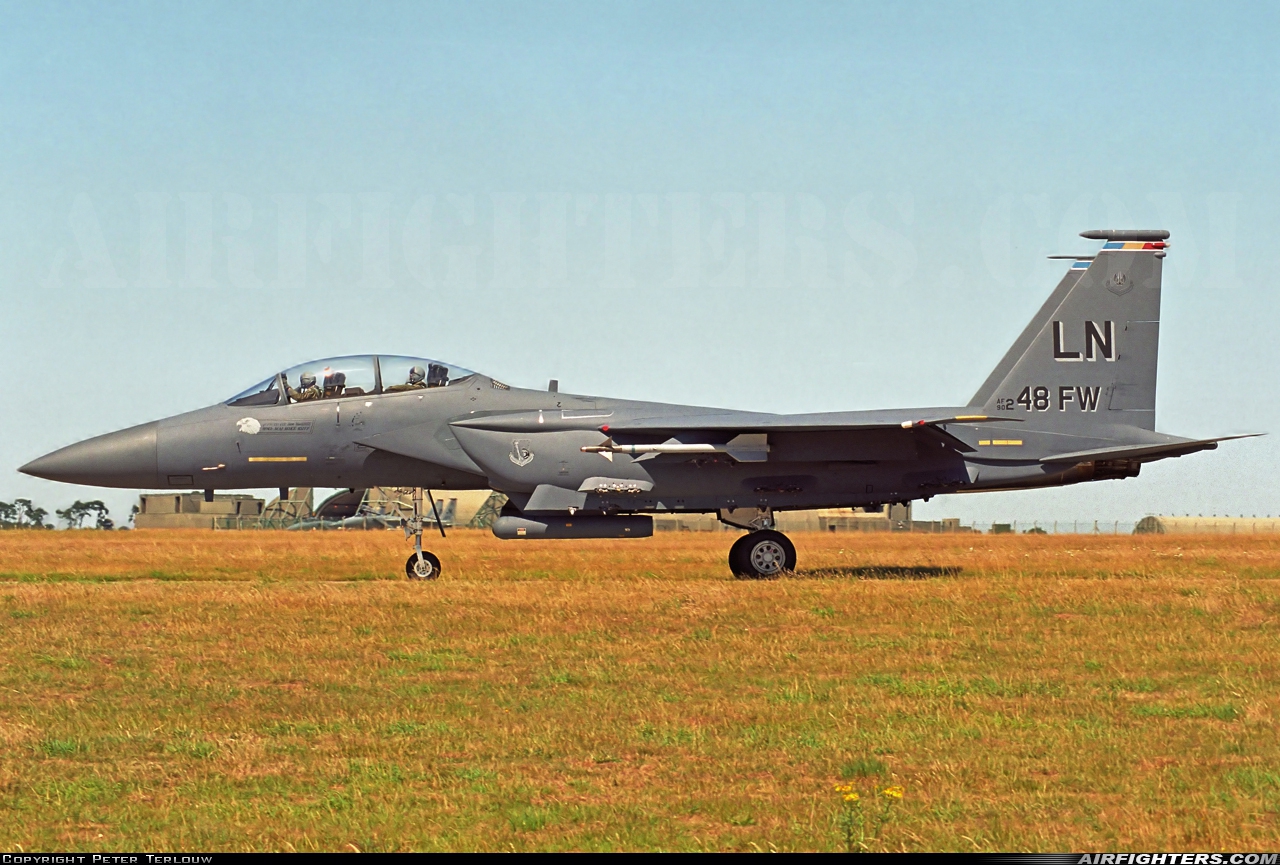 USA - Air Force McDonnell Douglas F-15E Strike Eagle 90-0248 at Honington (BEQ / EGXH), UK
