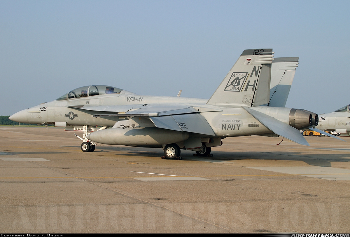 USA - Navy Boeing F/A-18F Super Hornet 165886 at Virginia Beach - Oceana NAS / Apollo Soucek Field (NTU / KNTU), USA