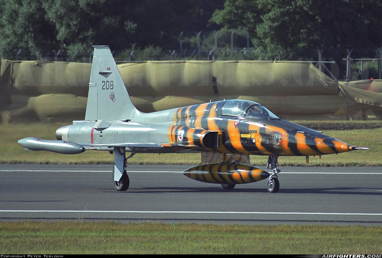 Norway - Air Force Northrop F-5A Freedom Fighter 208 at Fairford (FFD / EGVA), UK