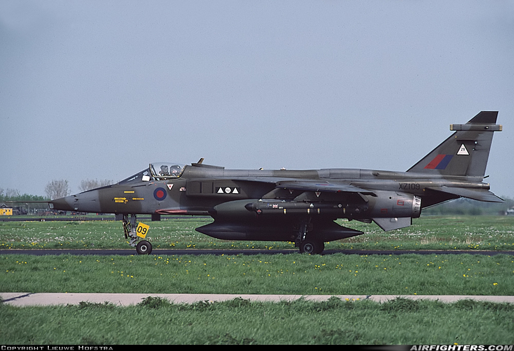 UK - Air Force Sepecat Jaguar GR1 XZ109 at Leeuwarden (LWR / EHLW), Netherlands