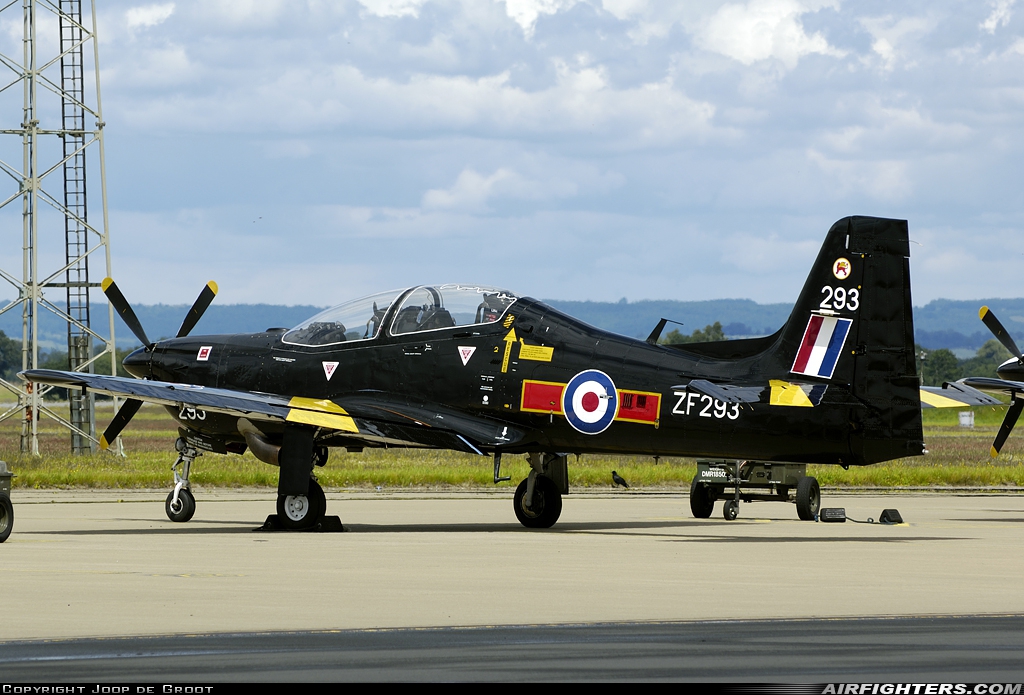 UK - Air Force Short Tucano T1 ZF293 at Linton on Ouse (EGXU), UK