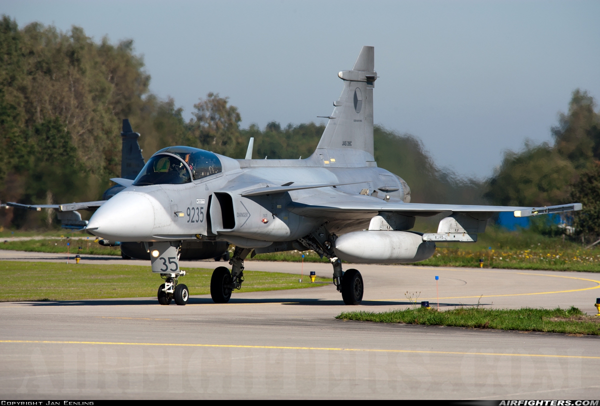 Czech Republic - Air Force Saab JAS-39C Gripen 9235 at Uden - Volkel (UDE / EHVK), Netherlands