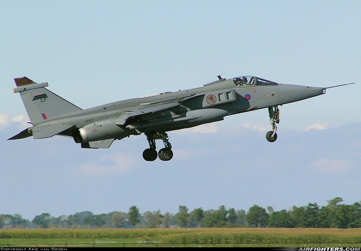 UK - Air Force Sepecat Jaguar GR3 XZ377 at Leeuwarden (LWR / EHLW), Netherlands