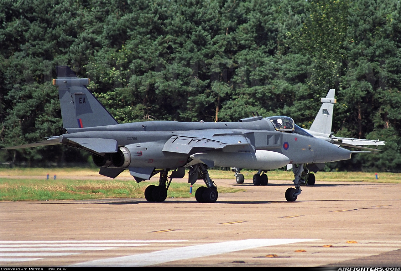 UK - Air Force Sepecat Jaguar GR3A XX766 at Coltishall (CLF / EGYC), UK