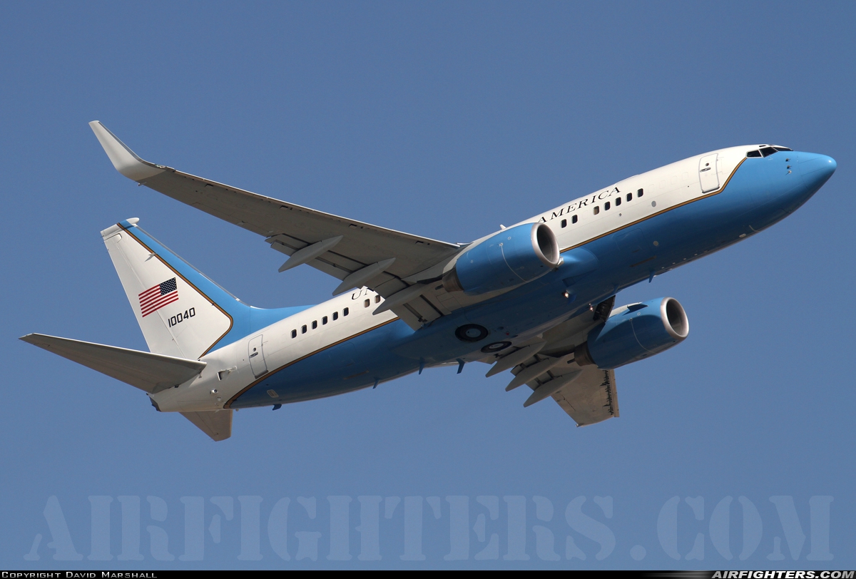 USA - Air Force Boeing C-40B (737-7CP BBJ) 01-0040 at Dubai - Int. (DXB / OMDB), United Arab Emirates