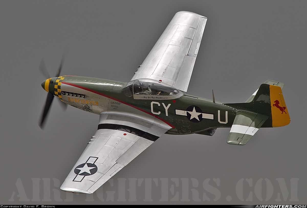 Private North American P-51D Mustang N5428V at Alexandria - International (England AFB) (AEX / KAEX), USA