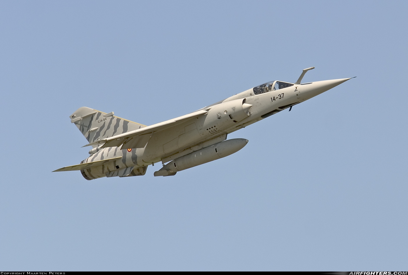 Spain - Air Force Dassault Mirage F1M C.14-64 at Koksijde (EBFN), Belgium