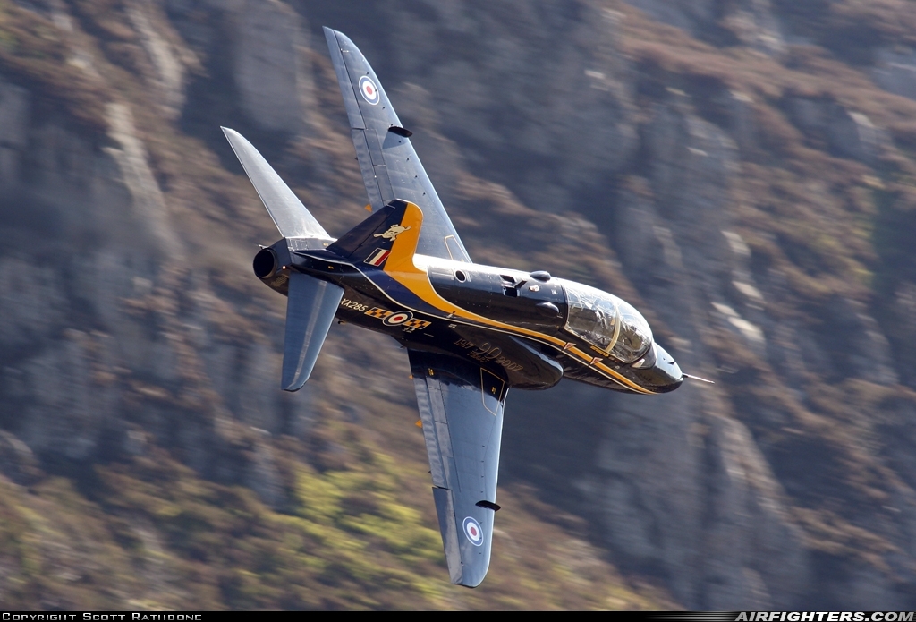 UK - Air Force British Aerospace Hawk T.1A XX285 at Off-Airport - Machynlleth Loop Area, UK