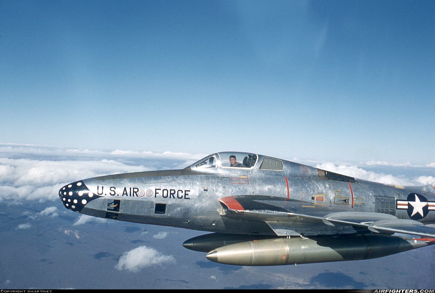 USA - Air Force Republic RF-84F Thunderflash  at In Flight, Japan