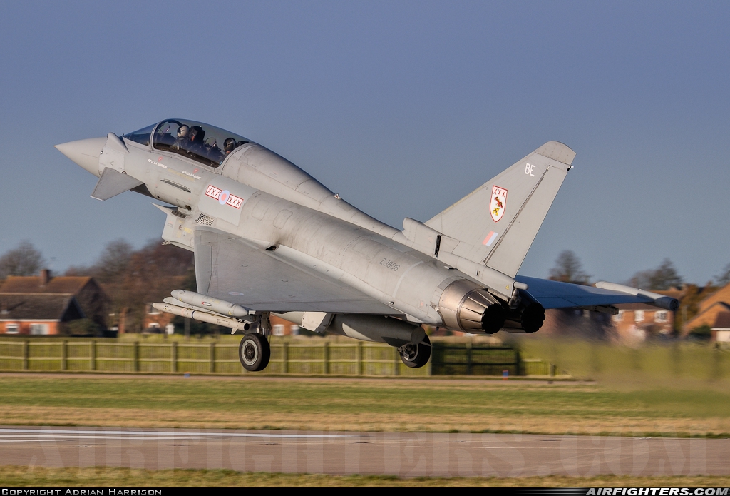 UK - Air Force Eurofighter Typhoon T1 ZJ806 at Coningsby (EGXC), UK