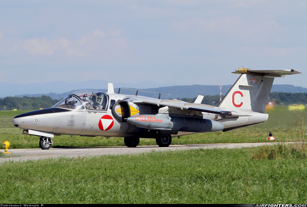 Austria - Air Force Saab 105Oe 1123 at Linz - Horsching (LNZ / LOWL / LOXL), Austria