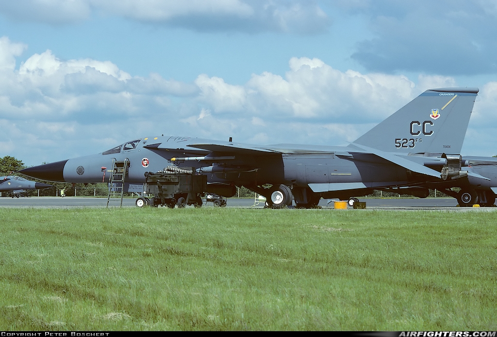 USA - Air Force General Dynamics F-111F Aardvark 70-2404 at Fairford (FFD / EGVA), UK