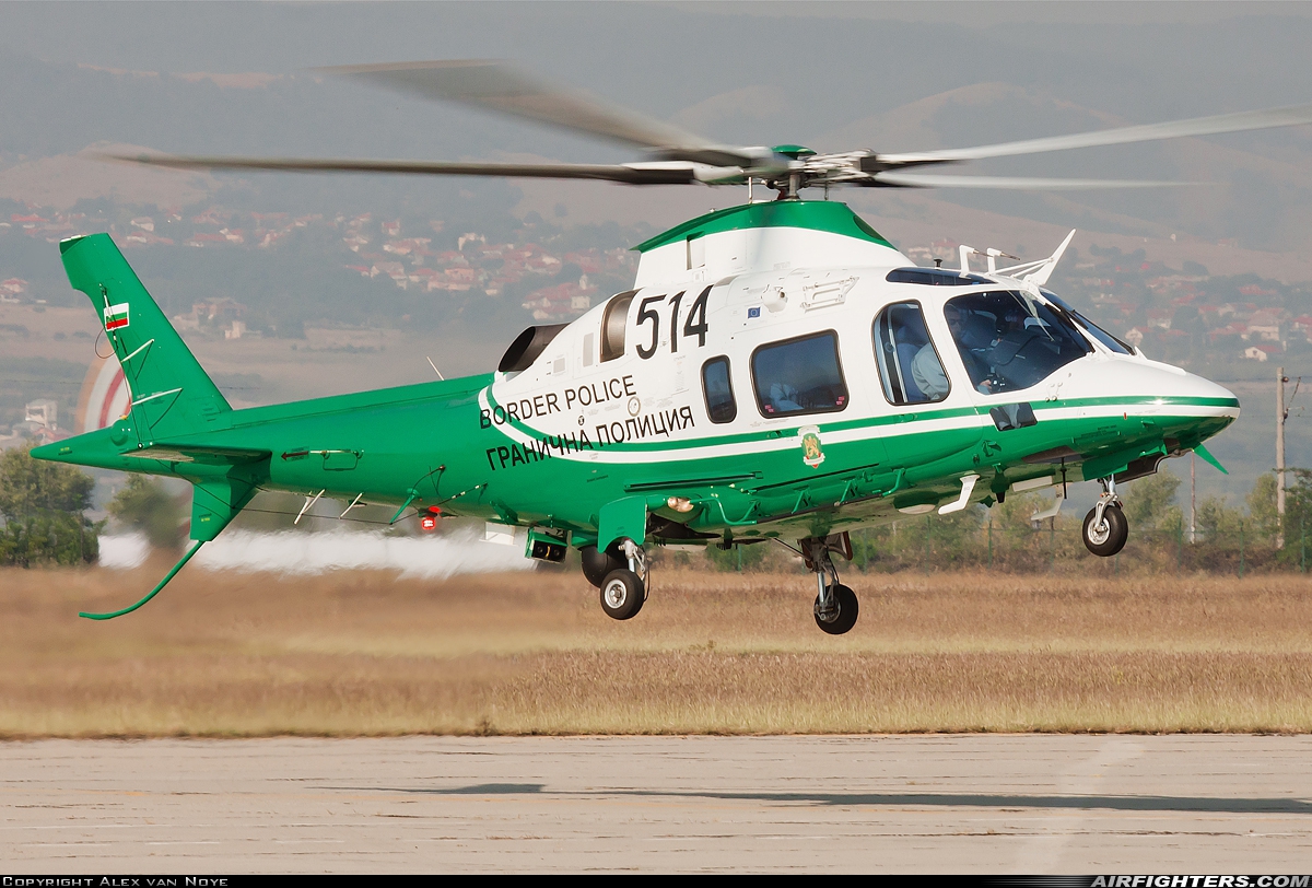 Bulgaria - Police Agusta A-109E Power 514 at Plovdiv (- Krumovo) (PDV / LBPD), Bulgaria