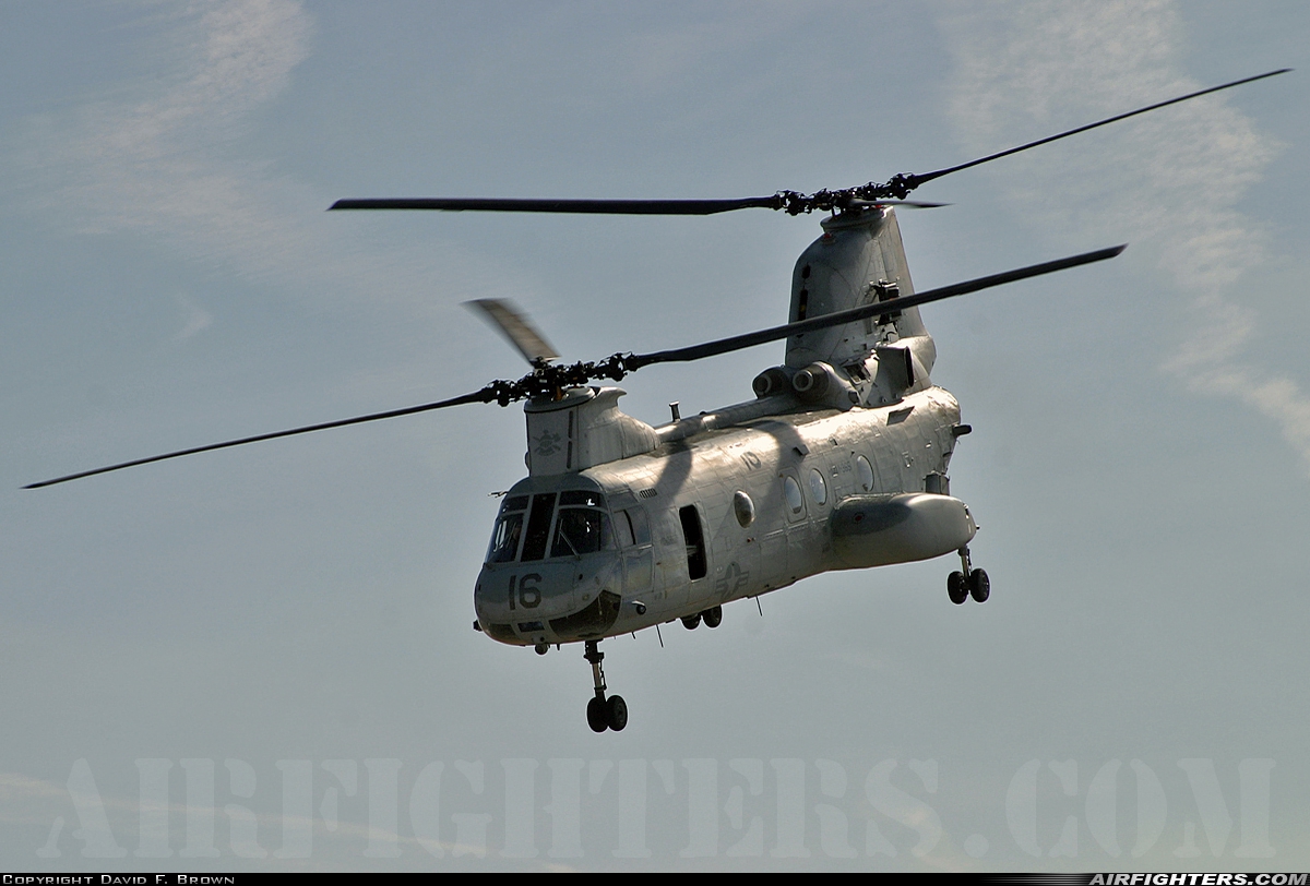 USA - Marines Boeing Vertol CH-46E Sea Knight (107-II) 157663 at Virginia Beach - Oceana NAS / Apollo Soucek Field (NTU / KNTU), USA