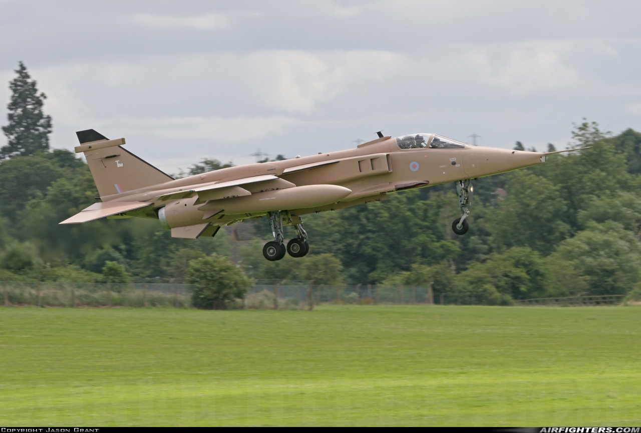 UK - Air Force Sepecat Jaguar GR3A XX725 at Cosford (EGWC), UK