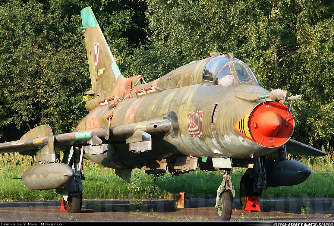 Poland - Air Force Sukhoi Su-22M4 Fitter-K 8817 at Warsaw - Babice (Bemowo) (EPBC), Poland