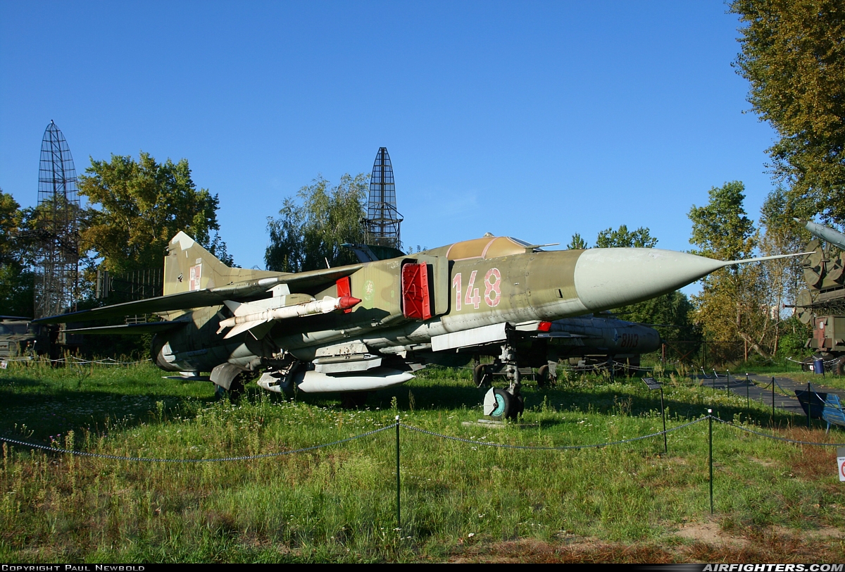 Poland - Air Force Mikoyan-Gurevich MiG-23MF 148 at Off-Airport - Warsaw, Poland