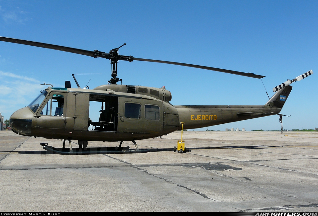 Argentina - Army Bell UH-1H Iroquois (205) AE-415 at El Palomar (PAL / SADP), Argentina