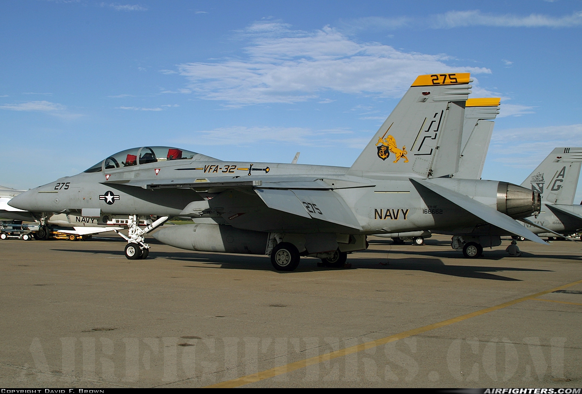USA - Navy Boeing F/A-18F Super Hornet 166662 at Virginia Beach - Oceana NAS / Apollo Soucek Field (NTU / KNTU), USA