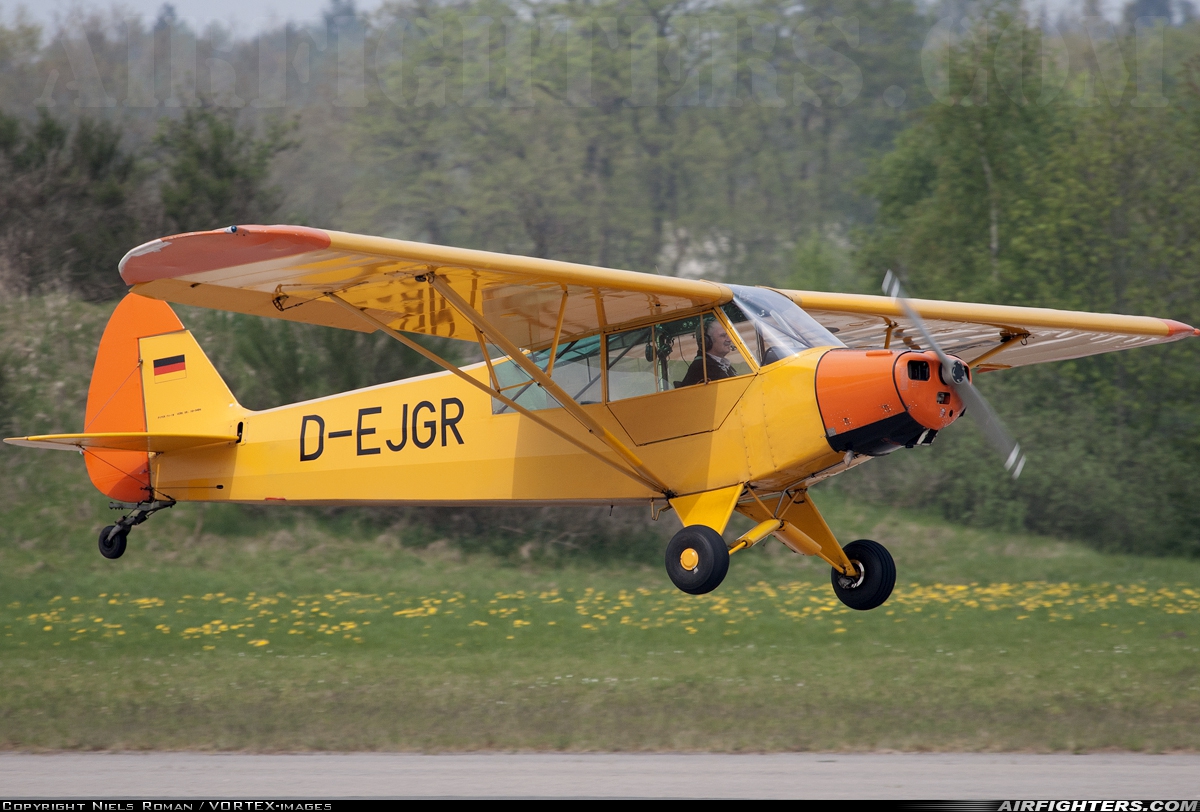 Private Piper PA-18-95 Super Cub D-EJGR at Wittmundhafen (Wittmund) (ETNT), Germany