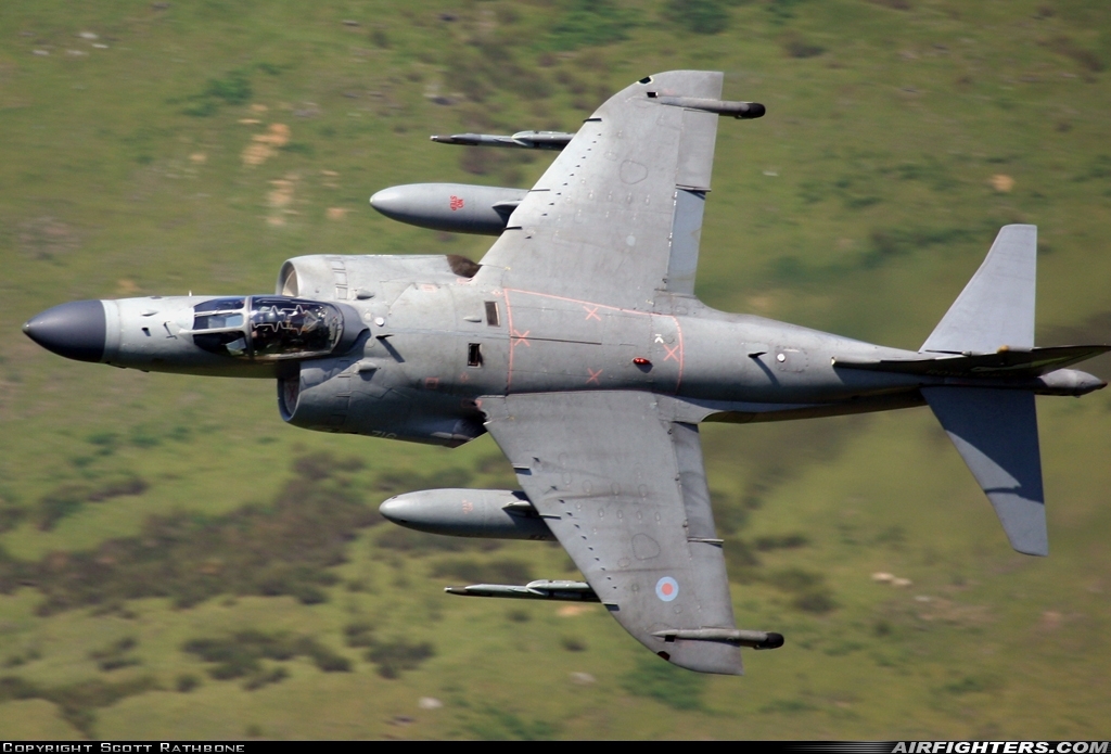 UK - Navy British Aerospace Sea Harrier FA.2  at Off-Airport - Machynlleth Loop Area, UK